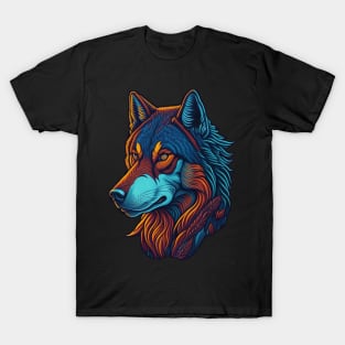 Wolf Magic - Captivating Wilderness Elegance T-Shirt